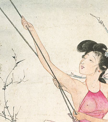 临安-胡也佛的仕女画和最知名的金瓶梅秘戏图